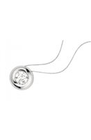 Collier PG Gioielli Femme in Or blanc Diamante 0.02 Ct PLCL002 - PLCL002